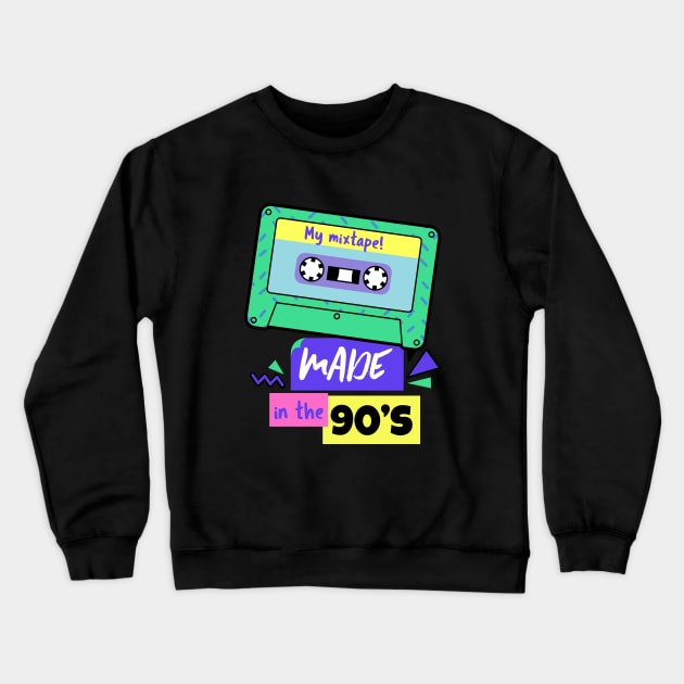 Made in the 90's - 90's Gift Crewneck Sweatshirt by WizardingWorld